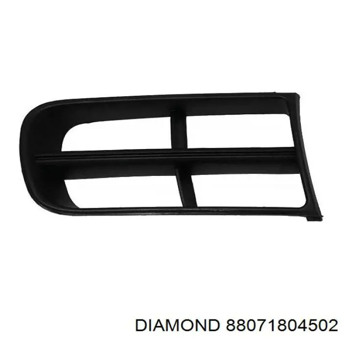 Tampão (grelha) das luzes de nevoeiro do pára-choque dianteiro direito Diamond/DPA 88071804502 preço, a partir de 9,27 USD