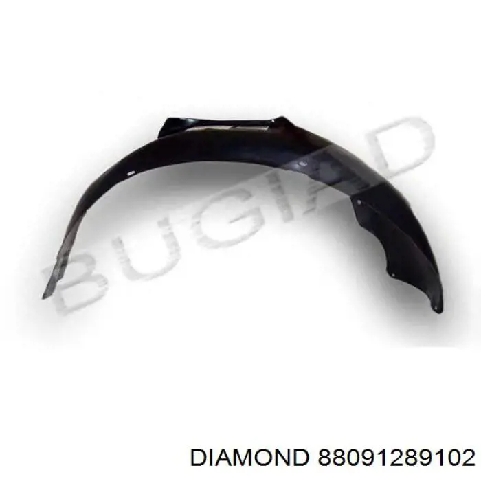 Guarda-barras direito do pára-lama dianteiro Diamond/DPA 88091289102 preço, a partir de 43,20 USD