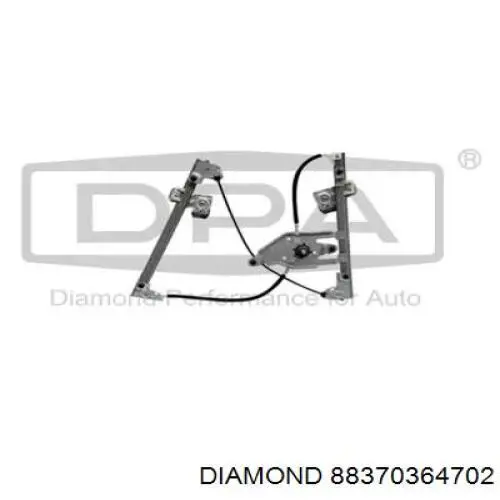 Mecanismo de acionamento de vidro da porta dianteira direita Diamond/DPA 88370364702 preço, a partir de 50,50 USD
