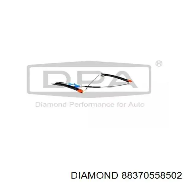 Compre 88370558502 Diamond/DPA Mecanismo de acionamento de vidro da porta dianteira direita