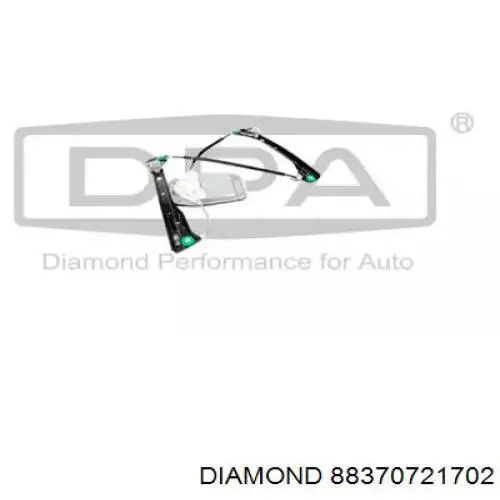 Compre 88370721702 Diamond/DPA Mecanismo de acionamento de vidro da porta dianteira esquerda