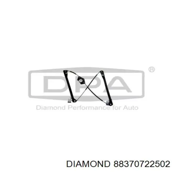 88370722502 Diamond/DPA Mecanismo de acionamento de vidro da porta dianteira esquerda