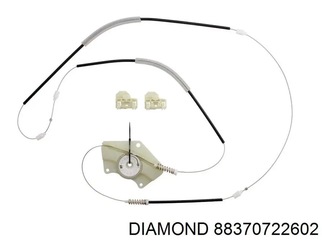 88370722602 Diamond/DPA Mecanismo de acionamento de vidro da porta dianteira direita