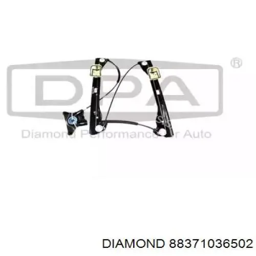 88371036502 Diamond/DPA Mecanismo de acionamento de vidro da porta dianteira direita