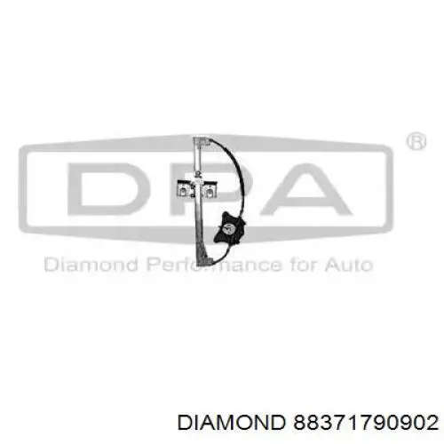 8200124901 Renault (RVI) Mecanismo de acionamento de vidro da porta dianteira esquerda