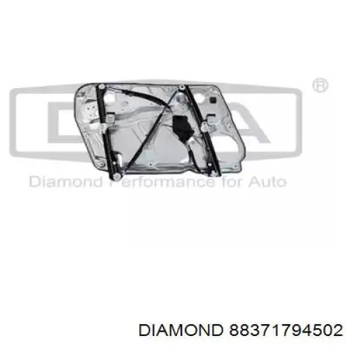 Compre 88371794502 Diamond/DPA Mecanismo de acionamento de vidro da porta dianteira direita