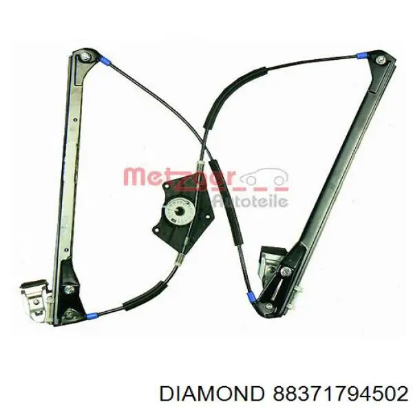 88371794502 Diamond/DPA Mecanismo de acionamento de vidro da porta dianteira direita