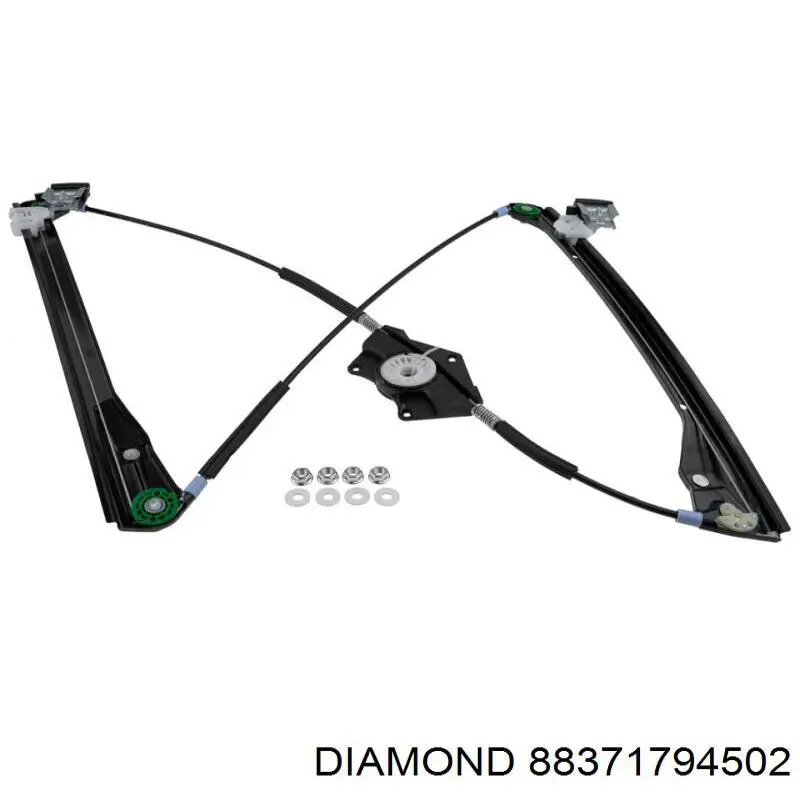 Mecanismo de acionamento de vidro da porta dianteira direita Diamond/DPA 88371794502 preço, a partir de 46,67 USD