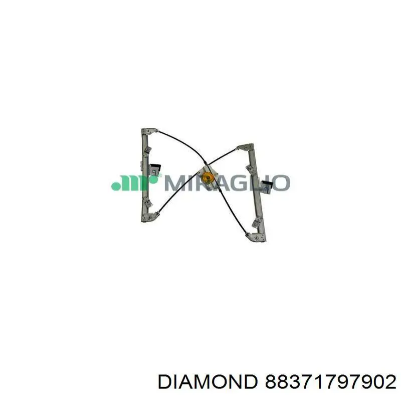 Compre 88371797902 Diamond/DPA Mecanismo de acionamento de vidro da porta dianteira esquerda