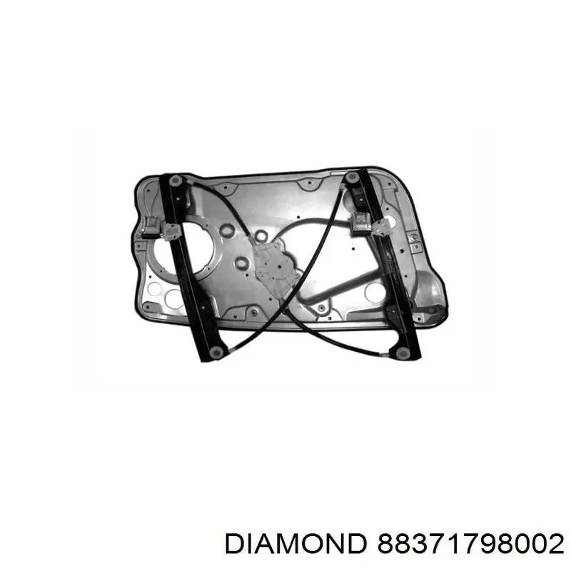 88371798002 Diamond/DPA Mecanismo de acionamento de vidro da porta dianteira direita