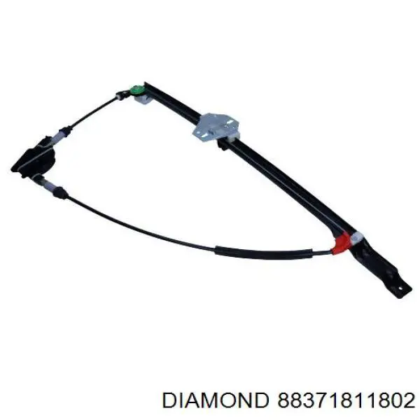 88371811802 Diamond/DPA Mecanismo de acionamento de vidro da porta dianteira esquerda