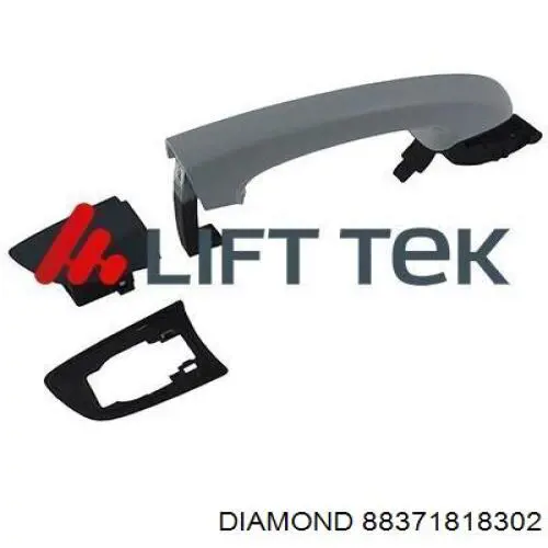 Compre 88371818302 Diamond/DPA Suporte de maçaneta externa da porta dianteira direita