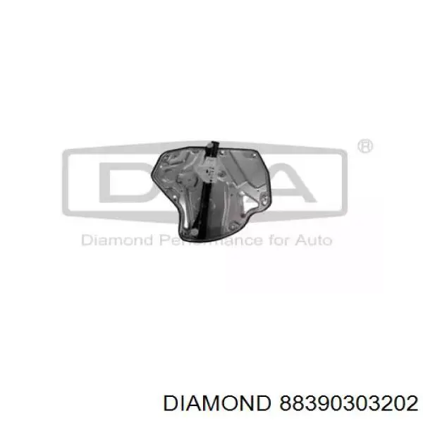 Compre 88390303202 Diamond/DPA Mecanismo de acionamento de vidro da porta traseira esquerda