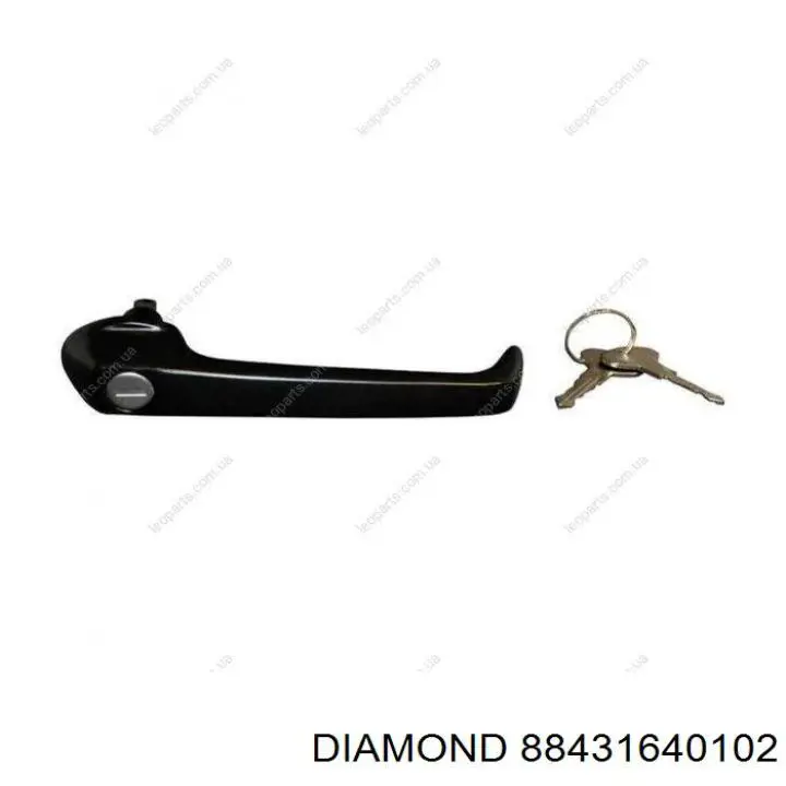 Compre 88431640102 Diamond/DPA Maçaneta externa direita da porta lateral (deslizante)