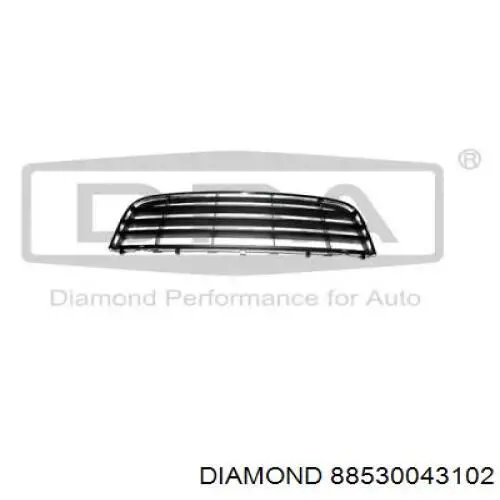 Compre 88530043102 Diamond/DPA Grelha central do pára-choque dianteiro