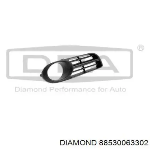 Compre 88530063302 Diamond/DPA Tampão (grelha) das luzes de nevoeiro do pára-choque dianteiro direito