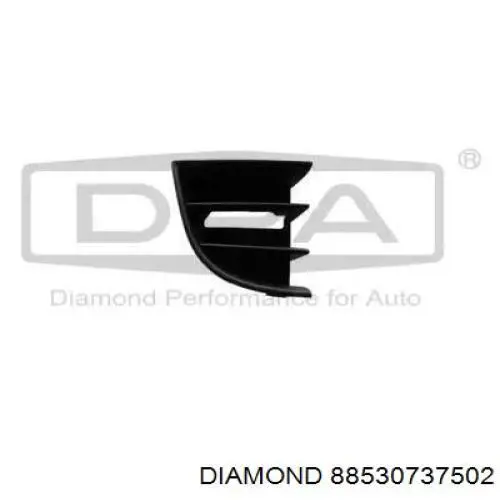 Grelha interna esquerda do pára-choque dianteiro Diamond/DPA 88530737502 preço, a partir de 6,28 USD