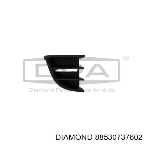 88530737602 Diamond/DPA Grelha direita do pára-choque dianteiro