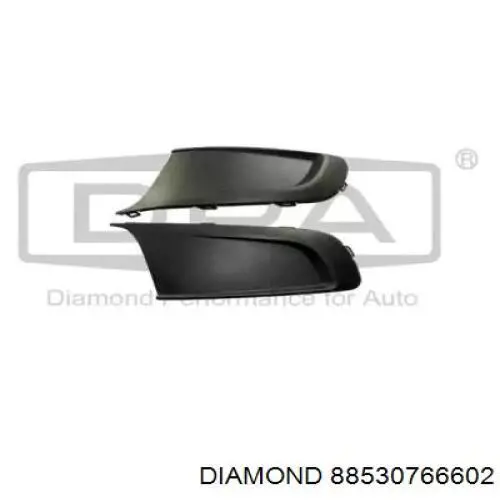 Tampão (grelha) das luzes de nevoeiro do pára-choque dianteiro direito Diamond/DPA 88530766602 preço, a partir de 13,95 USD