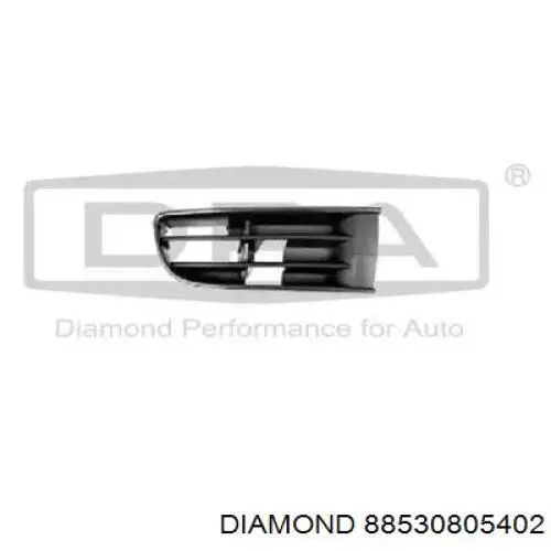 Grelha direita do pára-choque dianteiro Diamond/DPA 88530805402 preço, a partir de 12,80 USD