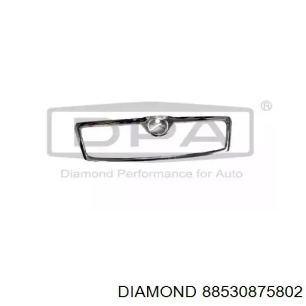 Compre 88530875802 Diamond/DPA Placa sobreposta (carcaça) de grelha do radiador