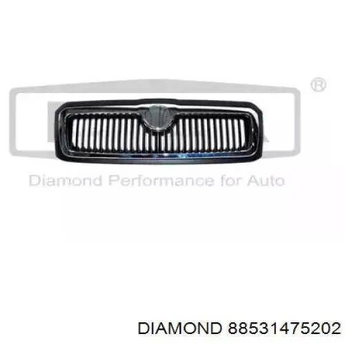 Placa sobreposta (carcaça) de grelha do radiador Diamond/DPA 88531475202 preço, a partir de 32,12 USD