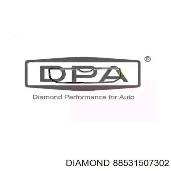 88531507302 Diamond/DPA Moldura de grelha do radiador