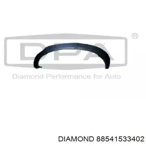 Guarda-barras direito do pára-lama dianteiro Volkswagen Crafter 30-50 2E, 2EA, 2EB, 2ED, 2EH, 2EX