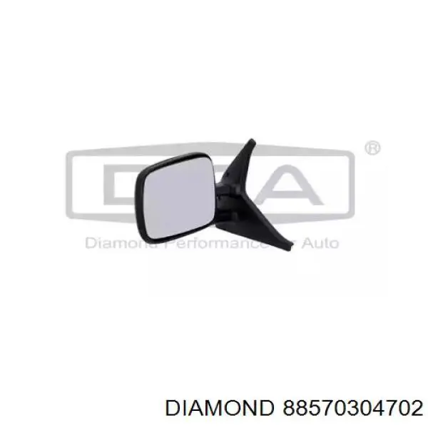 88570304702 Diamond/DPA Espelho de retrovisão esquerdo