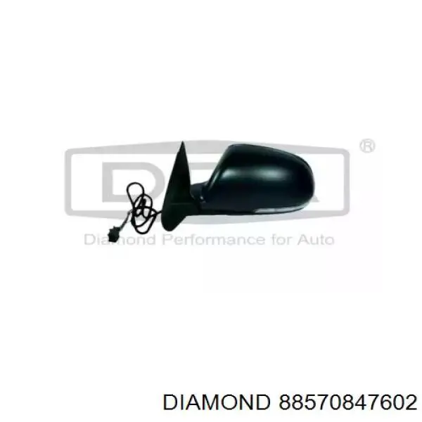 88570847602 Diamond/DPA Espelho de retrovisão direito