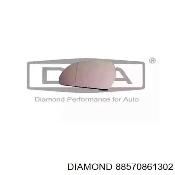 Compre 88570861302 Diamond/DPA Elemento espelhado do espelho de retrovisão esquerdo