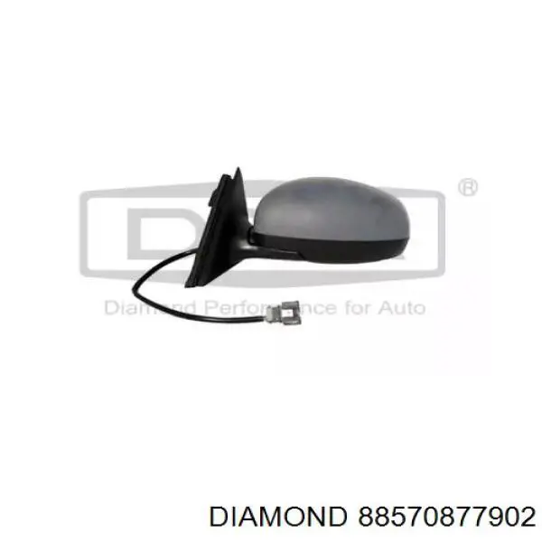 88570877902 Diamond/DPA Espelho de retrovisão esquerdo