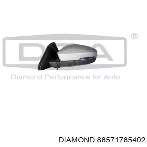 88571785402 Diamond/DPA Espelho de retrovisão direito