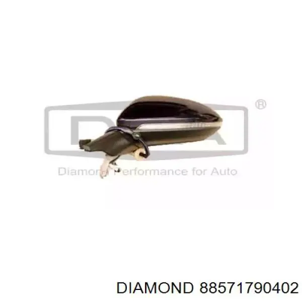 88571790402 Diamond/DPA Espelho de retrovisão esquerdo