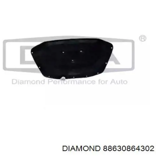 Isolamento de ruído da capota Diamond/DPA 88630864302 preço, a partir de 49,09 USD