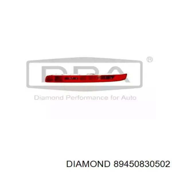 89450830502 Diamond/DPA Lanterna do pára-choque traseiro direito