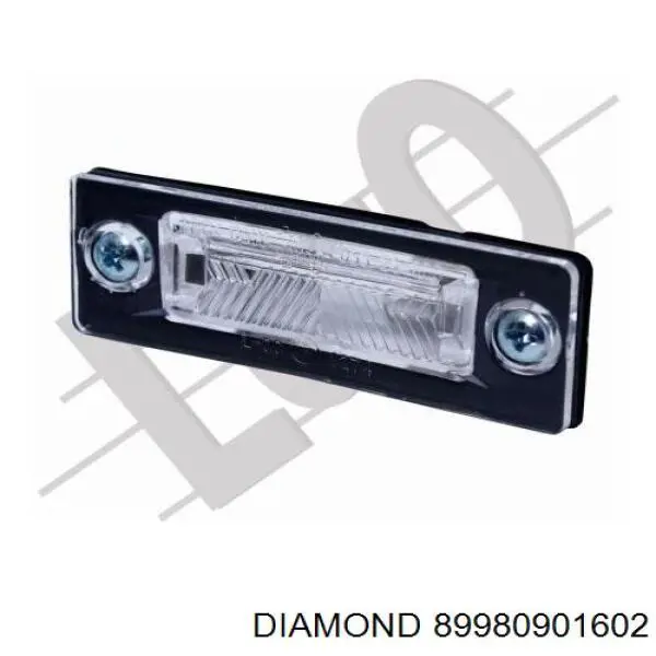 89980901602 Diamond/DPA Lanterna da luz de fundo de matrícula traseira