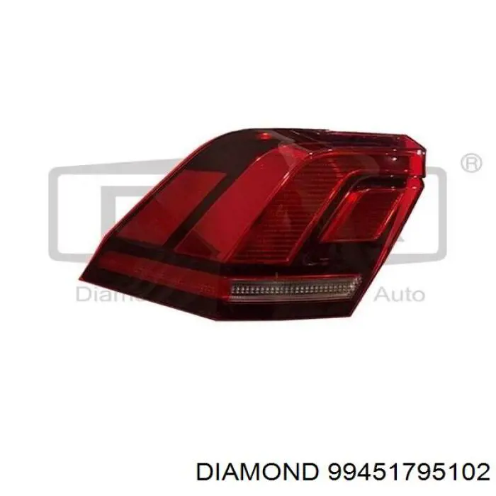 99451795102 Diamond/DPA Lanterna traseira esquerda externa