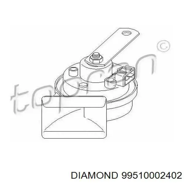 Sinal sonoro (cláxon) Diamond/DPA 99510002402 preço, a partir de 5,52 USD