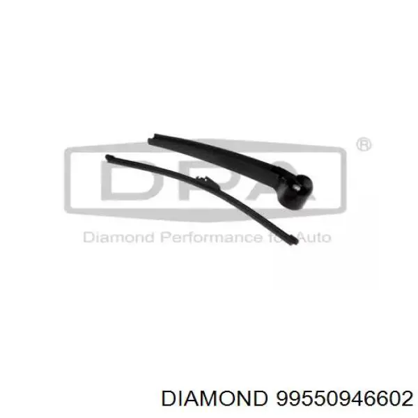 99550946602 Diamond/DPA Braço de limpa-pára-brisas de vidro traseiro