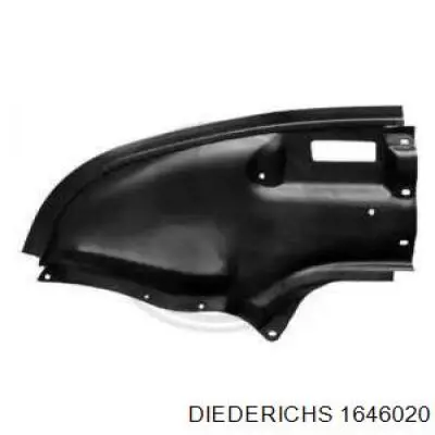 A2205243030 Mercedes Proteção direita do pára-choque dianteiro