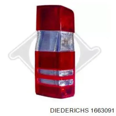 Compre 468070SP Diesel Technic Lanterna traseira esquerda