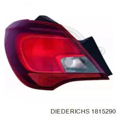 Lanterna traseira direita externa Opel 1222566 preço, a partir de 126,20 USD