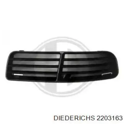 Compre 6N0853665B01C VAG Grelha esquerda do pára-choque dianteiro
