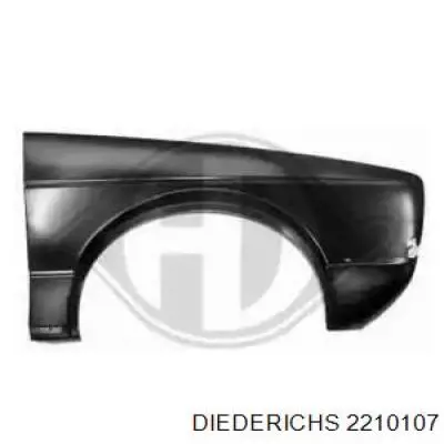 Pára-lama dianteiro esquerdo Diederichs 2210107 preço, a partir de 312,49 USD