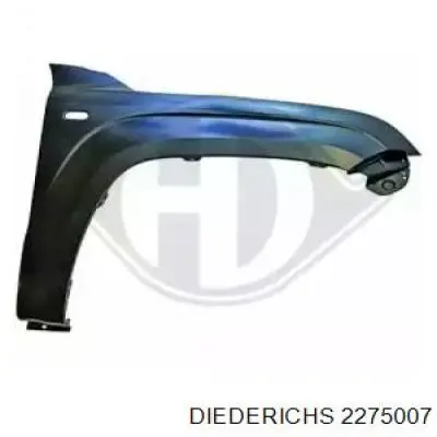 2275007 Diederichs Pára-lama dianteiro esquerdo