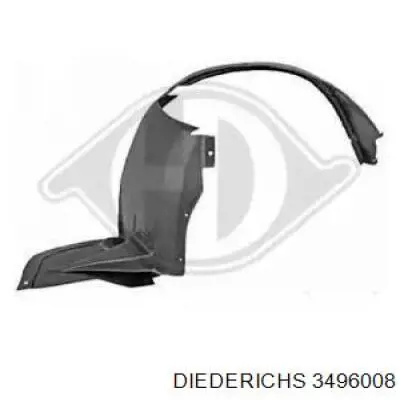Compre 7136T1 Peugeot/Citroen Guarda-barras direito do pára-lama dianteiro