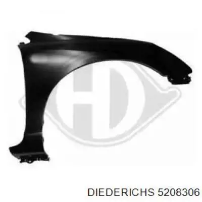 5208306 Diederichs Pára-lama dianteiro direito