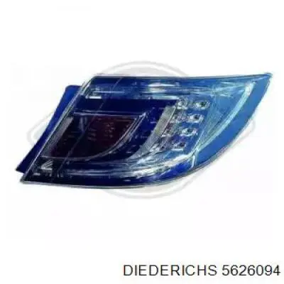 GS1G51170H Mazda Lanterna traseira direita externa