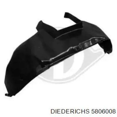 Guarda-barras direito do pára-lama dianteiro para Mitsubishi Lancer VI CJ, CP